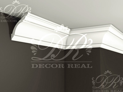 Гладкий гипсовый карниз К9. Гладкий гипсовый карниз К9 от Decor Real.