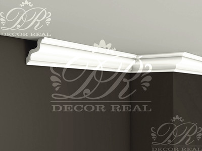 Гладкий гипсовый карниз К20. Гладкий гипсовый карниз К20 от Decor Real.