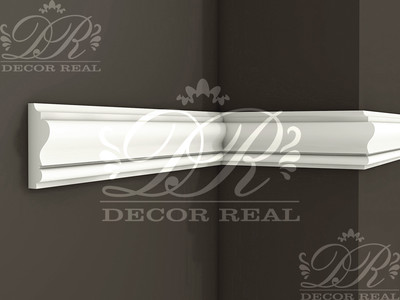 Гладкий Молдинг М6. Гладкий Молдинг М6 от Decor Real.
