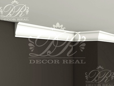 Гладкий гипсовый карниз К13. Гладкий гипсовый карниз К13 от Decor Real.