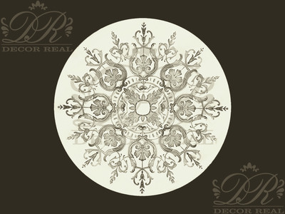 Врезная потолочная розетка Р20. Врезная потолочная розетка Р20 от Decor Real.