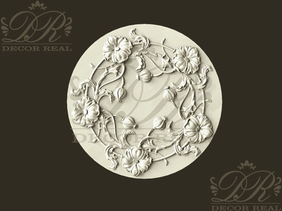 Врезная потолочная розетка Р33. Врезная потолочная розетка Р33 от Decor Real.