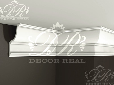 Гладкий гипсовый карниз К31. Гладкий гипсовый карниз К31 от Decor Real.