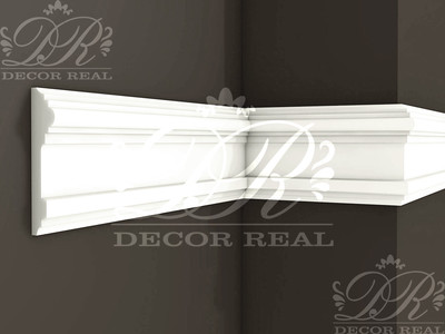 Гладкий Молдинг М44. Гладкий Молдинг М44 от Decor Real.