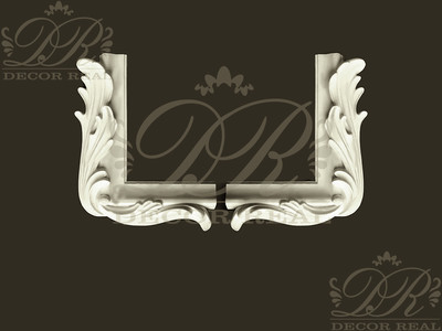 Гипсовый угол У4. Гипсовый угол У4 от Decor Real.