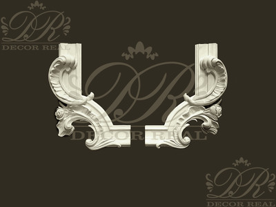 Гипсовый угол У10. Гипсовый угол У10 от Decor Real.