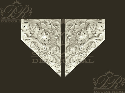 Гипсовый угол У44. Гипсовый угол У44 от Decor Real.