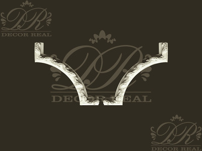 Гипсовый угол У20. Гипсовый угол У20 от Decor Real.