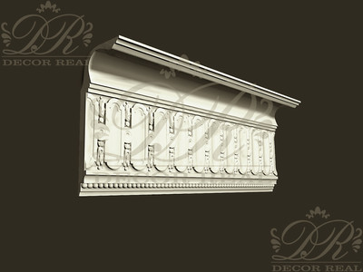 Потолочный карниз с декором КД9. Потолочный карниз с декором КД9 от Decor Real.