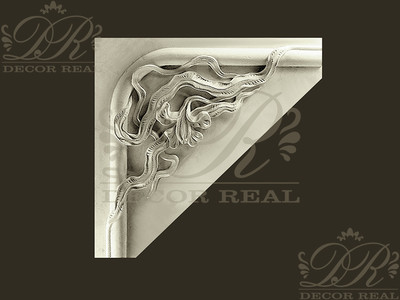Гипсовый угол У46. Гипсовый угол У46 от Decor Real.