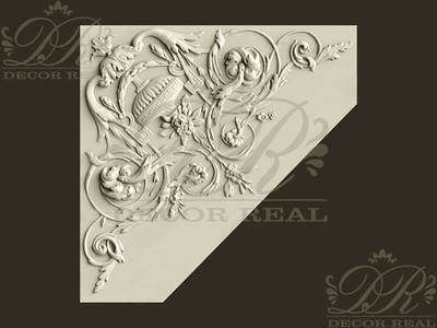 Гипсовый угол У25. Гипсовый угол У25 от Decor Real.