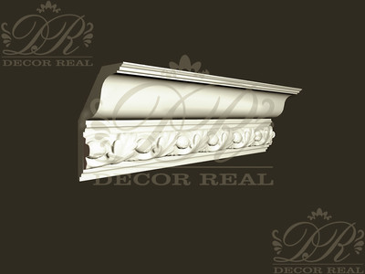 Потолочный карниз с декором КД22. Потолочный карниз с декором КД22 от Decor Real.