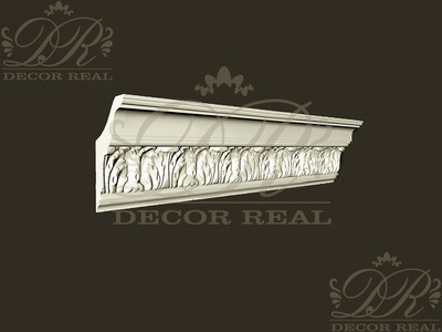 Потолочный карниз с декором КД18 от Decor Real.