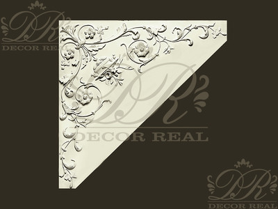 Гипсовый угол У49. Гипсовый угол У49 от Decor Real.