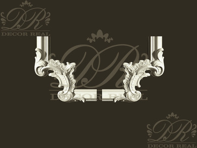 Гипсовый угол У18. Гипсовый угол У18 от Decor Real.