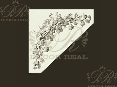 Гипсовый угол У37. Гипсовый угол У37 от Decor Real.