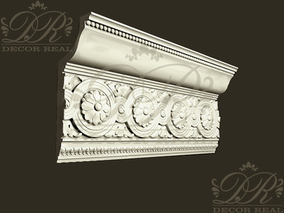 Потолочный карниз с декором КД7. Потолочный карниз с декором КД7 от Decor Real.