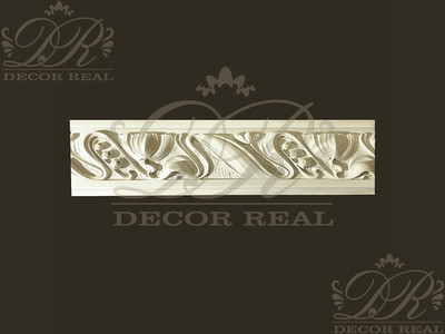 Молдинг декоративный из гипса МД3 от Decor Real.