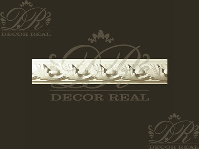 Молдинг декоративный из гипса МД8. Молдинг декоративный из гипса МД8 от Decor Real.