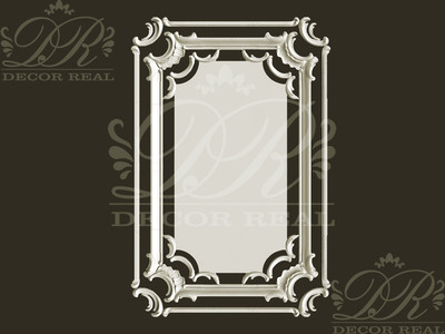 Гипсовое лепное зеркало ЗЛ1. Гипсовое лепное зеркало ЗЛ1 от Decor Real.
