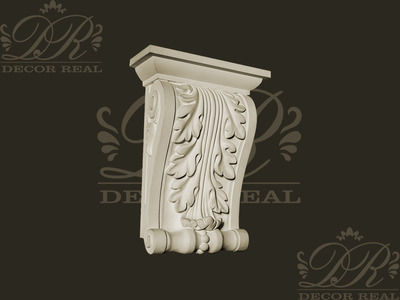 Гипсовый кронштейн ГК10. Гипсовый кронштейн ГК10 от Decor Real.